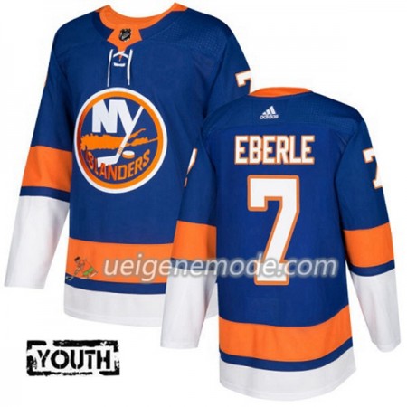 Kinder Eishockey New York Islanders Trikot Jordan Eberle 7 Adidas 2017-2018 Blau Authentic